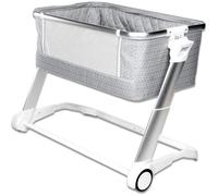 Berceau Cododo SWEETIE CASUAL PLAY - Réglable en hauteur - Matelas, édredon et moustiquaire - Déhoussable - Jusqu'à 9kg