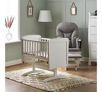 Berceau coulissant et matelas - Blanc