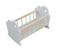 Berceau De en Bois, Jouets De Lit De pour Bébé, Meubles De Maisons De, Assemblage Facile, Portable, 49x19cm, pour Filles Garçons De La Maison De La Maison De La Maison De