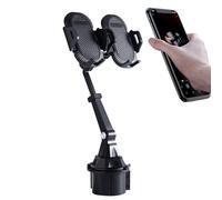 Berceau de téléphonie de Montage à Tasse - Support de Voiture à col en bouchée réglable, Support de Base Flexible pour Tableau de Bord, Support Mobile Stable Compatible avec Les Smartphones, acces