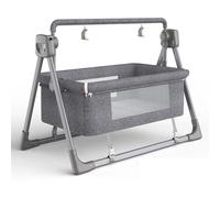 Berceau électrique portable pour bébé avec bascule réglable, musique et minuterie pour le sommeil et le confort du nourrisson