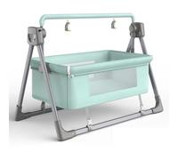 Berceau électrique portable pour bébé avec bascule réglable, musique et minuterie pour le sommeil et le confort du nourrisson