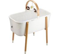Berceau en bois BabyGo Sleep Good, blanc, adapté de 0 mois à 9 kg, 4351
