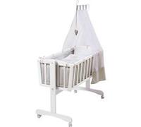 Berceau en bois blanc 40x90 Heartbreaker Blanc G