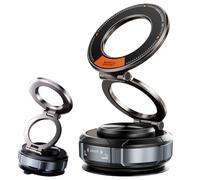 Berceau Magnétique Design Compact et Pivotant, Bras Flexible en Métal, Poignée Sécurisée Antidérapant Voyage Aventure Vacances Cadeau d'anniversaire Camionneur Camper Van Pendule