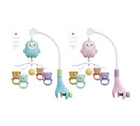 Berceau mobile pour bébé - jouet de spinner, bassette musicale, cintre rotatif | Attachement de pépinière léger pour l'utilisation des centres de chevet, élément de décor de décoration de pyjama pour