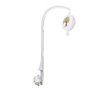 Berceau musical pour bébé avec support de bras et 24 chansons, fonctionne à piles