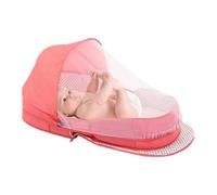 Berceau pliable pour bébé, lit de , table de chevet pour , filets en maille respirante, facile à transporter en plein air, rose, riferimento alla descrizione, Se référer à la