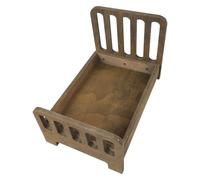 Berceau portable en bois miniature pour bébé - Accessoire pour photographie de nouveau-nés - Assemblage facile - Lit photo en bois