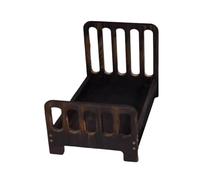 Berceau portable en bois miniature pour bébé - Accessoires de photographie pour nouveau-nés - Avec fonction d'assemblage facile - Accessoires de photographie pour nouveau-nés