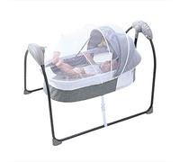Berceau pour bébé, transat électrique, chaise à bascule musicale, voiture télécommandée avec Bluetooth intelligent et 3 niveaux de minuterie pour bébé