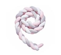 Berceau Tressé À 4 Brins De 2m Pour Bébé, Pare-Choc Noué, Protecteur De Berceau De Pépinière, Décoration De Chambre