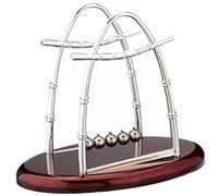Berceaux newtons, balles de pendule d'équilibre en forme de voile avec base rouge, jouets de physique swing, accessoires de bureau frais de soulagement de contrainte pour décoration de bureau