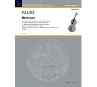 Berceuse en ré majeur: op. 16. cello and piano.