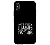 Berceuses pour Deux Enfants Coque pour iPhone X/XS