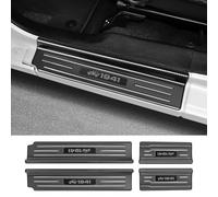 Bercicci Lot de 4 Protections de seuil de Porte pour Jeep Wrangler JL JLU 2018-2025 2026 et Gladiator JT 2020-2025 2026 - Accessoires en Acier Inoxydable pour pédale de Porte Avant et arrière de