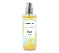 BERDOUES - Brume Pailletée Monoï & Tiaré - Brume parfumée scintillante 200ml - Brume corps & cheveux au parfum solaire tropical - Fabriquée en France