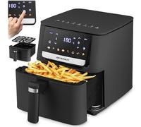 Berdsen Airfryer Friteuse à air chaud - 1700 W - 6,5 l - 8 programmes tactiles - Noir