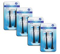 Berdsen B5 Lot de 8 brossettes à dents soniques, compatibles avec Sonica B5, brosses à dents et accessoires, noires