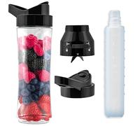 Berdsen BD-755 Bouteille mélangeuse avec lames en acier inoxydable Passe au lave-vaisselle Noir 600 ml