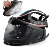 Berdsen Centrale vapeur - Fer à repasser à vapeur - 3000 W - Avec semelle en céramique - Réservoir d'eau XL de 1,5 l - Mode Eco