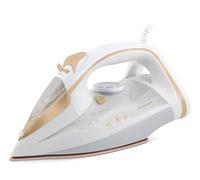 Berdsen Fer à repasser à vapeur - 3000 W - 9 en 1 - Avec semelle en céramique - Réservoir d'eau de 350 ml - Double effet pressing - Blanc