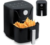 Berdsen Friteuse à air chaud, sans huile, 1000 W, 2,5 l, 8 programmes, noire