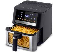 Berdsen Friteuse à air chaud, taille XL, 6,5 l, avec fenêtre de visualisation et écran tactile, 1700 W, 8 programmes, passe au lave-vaisselle