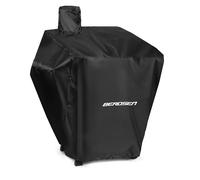 Berdsen Housse de protection pour barbecue - Résistante aux intempéries - Résistante aux UV - Coupe-vent - 125 x 110 x 50 cm - Polyuréthane - Noir