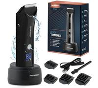 Berdsen Tondeuse à cheveux professionnelle pour homme - Tondeuse à barbe électrique - 4 sabots de 3 à 12 mm - Noir