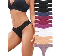 BeReady Tanga Femme en Dentelle Invisible Culotte Sexy