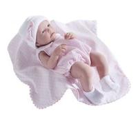 Jc Toys La Newborn - Realistic 17 Anatomically Correct Real Girl Baby Doll - All Vinyl In Pink Bubble Suit And Blanket Designed By Berenguer Boutique - Made In Spain