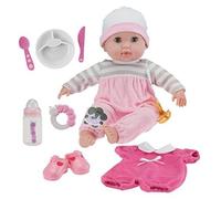 Berenguer Boutique 15 Soft Body Baby Doll - Pink 10 Piece Gift Set With Openclose Eyes- Perfect For Children 2+
