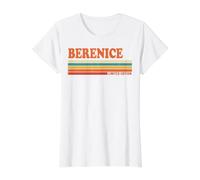Berenice Rétro Prénom Personnalisé Vintage Rayures T-Shirt Graphique avec Valeur