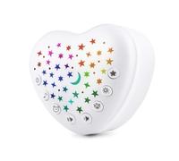 BEREST Machine à son pour bébés, adultes et enfants | 15 sons apaisants avec bruit blanc et 9 berceuses, capteur de pleurs, projecteur d'étoiles | Mini, rechargeable, facile à transporter