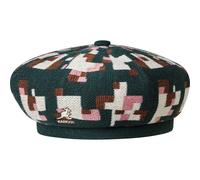 Béret à carreaux Kangol Pixel Plaid Bleu M