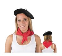 Béret Adulte en Laine de Couleur Noire