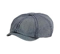 Béret basque homme hiver homme en denim lavé, bonnet pour couple, bonnet de peintre littéraire, chapeau de journal rétro, chapeau de pêcheur pour femme, Marine, taille unique