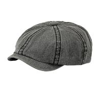 Béret basque homme hiver homme en denim lavé, bonnet pour couple, bonnet de peintre littéraire, chapeau de journal rétro, chapeau de pêcheur pour femme, Noir , taille unique