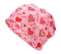 Béret classique uni en tricot doux pour un couvre-chef polyvalent et souple, décontracté au quotidien, rouge pastèque, Taille unique