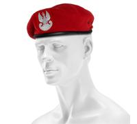 Béret de l'Armée Polonaise brodé BB-TEX - Rouge 61