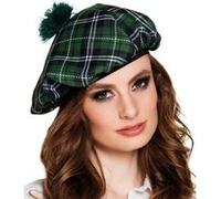 béret écossais vert adulte - boland 81229 Vert G
