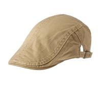 Béret en coton unisexe Kaki - chapeau d'été respirant style Peaky Blinders