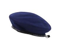 Béret en laine de couleur unie pour enfants printemps/été respirant petit chapeau de peintre mode Newsboy chapeau décalque, bleu marine, Taille unique