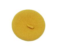 Béret en laine pour chien et chat, durable, réglable, corde élastique, costume jaune chaud, diamètre 13 cm