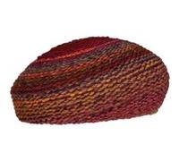 Béret en Tricot Multicolour by bedacht orange-roughe One Size