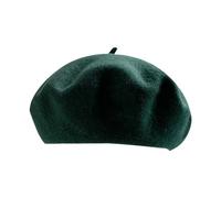 Béret Femme Rouge - Béret Basque en Laine, Béret Français, Chapeau d'Hiver pour Artistes et Peintres, Uni, pour Femmes, Béret Basque pour Femmes, Béret Français, Uni, Costume Enfants, e, M
