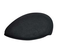Kangol Casquette Original 504 Black Gold Casquette Laine Casquette pour Homme (M (56-57 cm) - Noir)