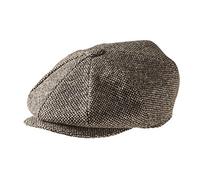 Béret Peaky Blinders en laine de tweed - Marron - Small