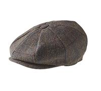 Béret Peaky Blinders en laine de tweed - Marron - Small